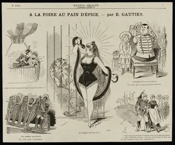 estampe JOURNAL AMUSANT.  A LA FOIRE AU PAIN D'EPICE 1967.116.1016  Photo