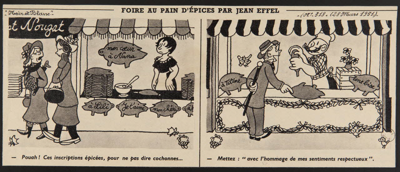 estampe FOIRE AU PAIN D'EPICE PAR JEAN EFFEL 1967.116.1018 Photo
