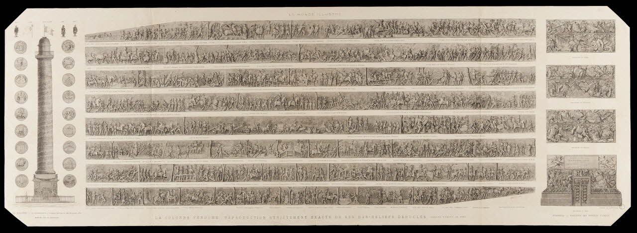 estampe LA COLONNE VENDÔME : REPRODUCTION STRICTEMENT EXACTE DE SES BAS-RELIEFS DEROULES 1967.116.1020 Photo