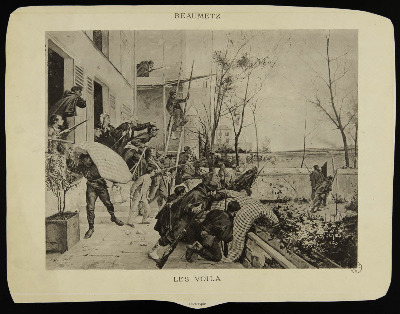 estampe BEAUMETZ  LES VOILA 1967.116.1045 Photo