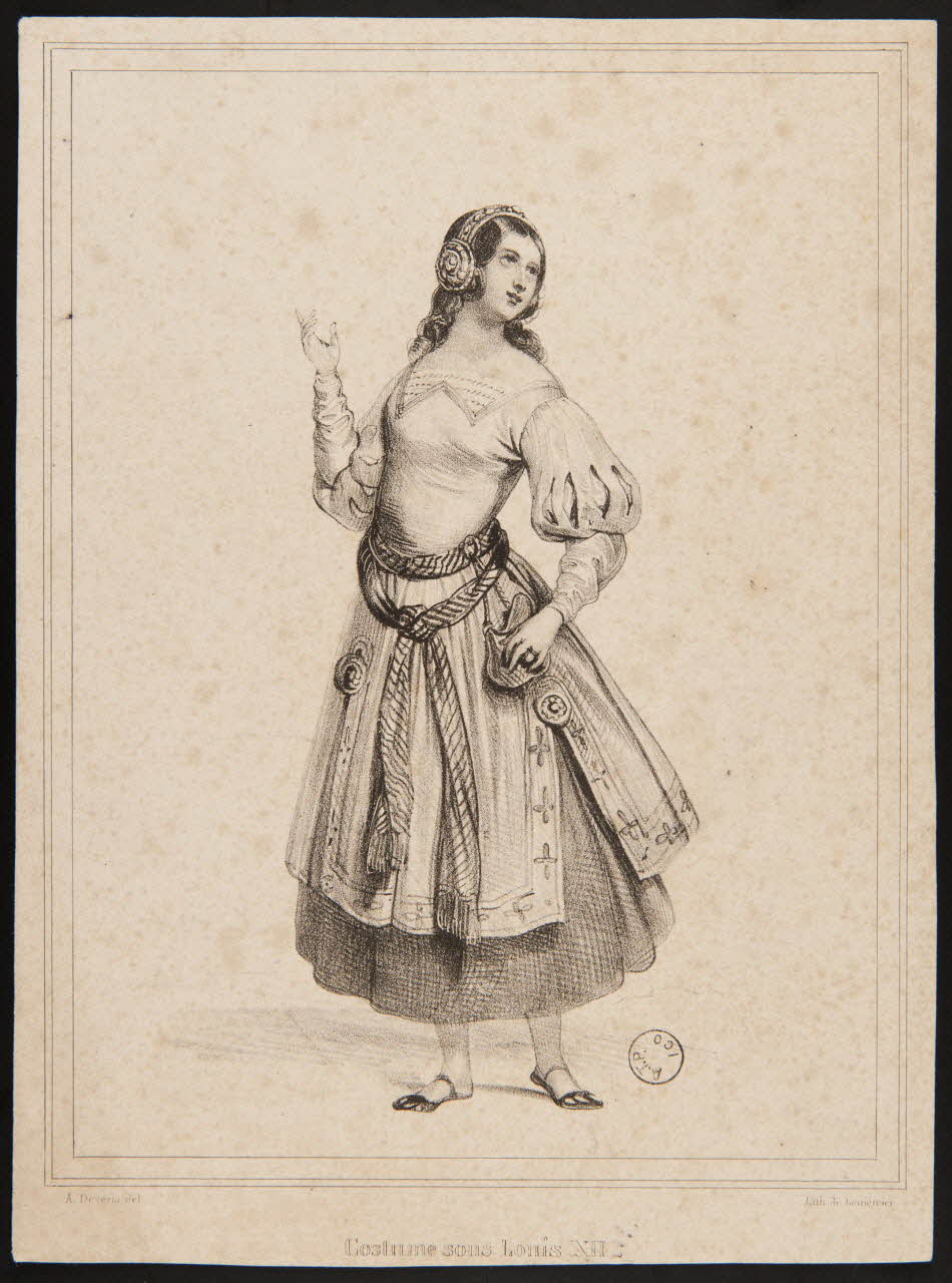 estampe Costume sous Louis XII S. 1967.116.1047 Photo