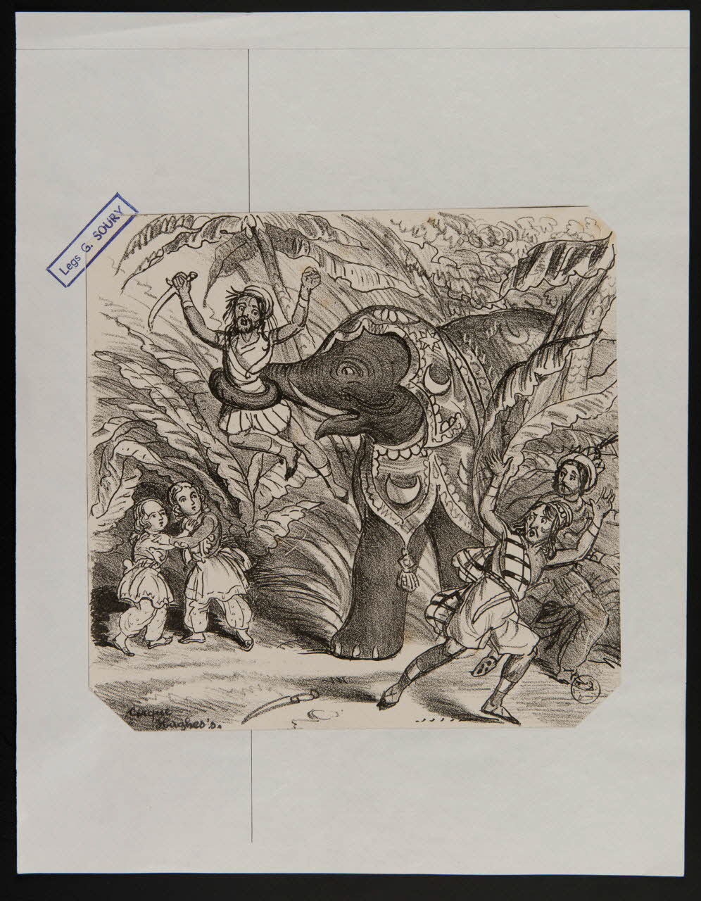 estampe Cirque  Hughes's. 1967.116.1067 Photo