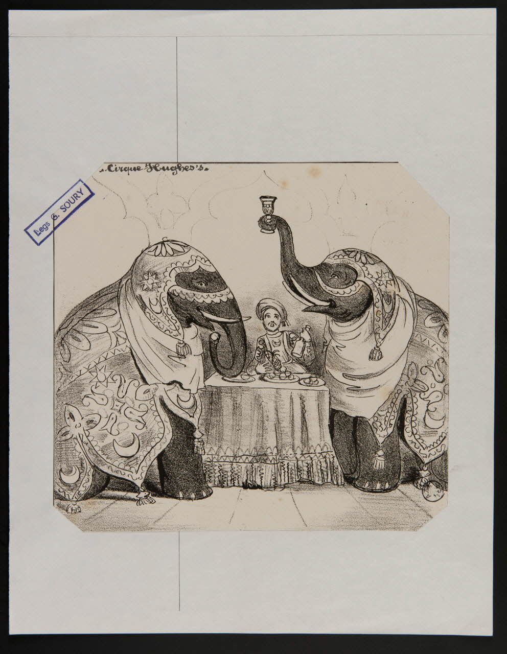 estampe Cirque Hughes's. 1967.116.1068 Photo