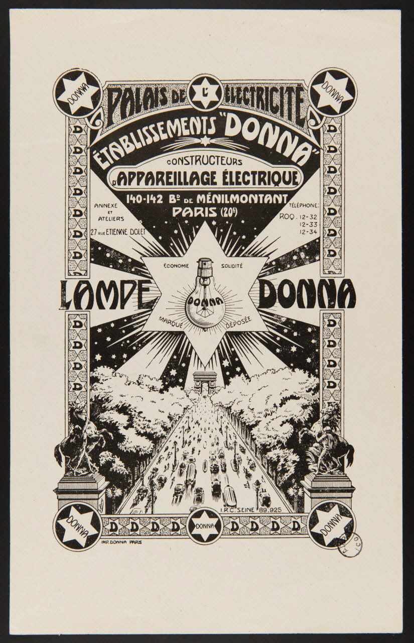 estampe LAMPE DONNA 1967.116.1079 Photo