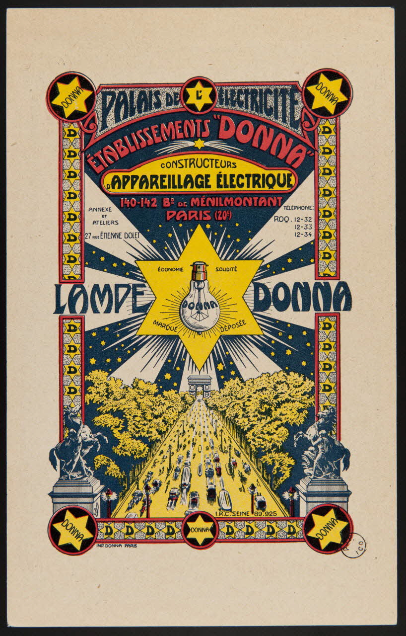 estampe LAMPE DONNA 1967.116.1081 Photo