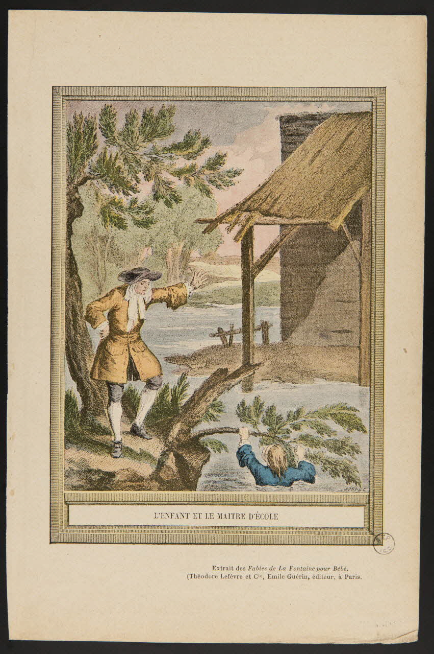 estampe L'ENFANT ET LE MAITRE D'ECOLE 1967.116.1114 Photo