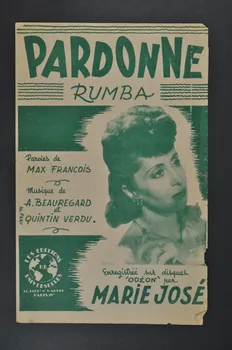 Quintin Verdu ; A. Beauregard ; Max François ; Marie-José ; Les Editions Universelles; chanson petit format Île-de-France, France 1947 1966.189.99  Photo Mucem