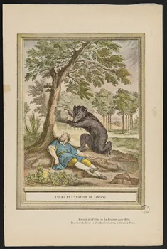 estampe L'OURS ET L'AMATEUR DE JARDINS 1967.116.1116 Photo