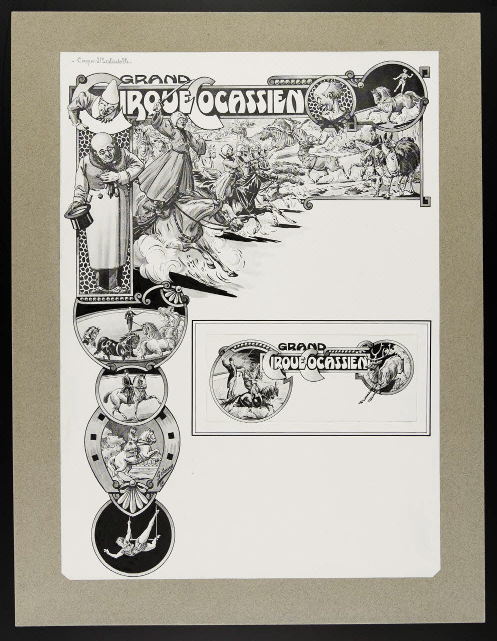 estampe GRAND  CIRQUE COCASSIEN 1967.116.12 Photo