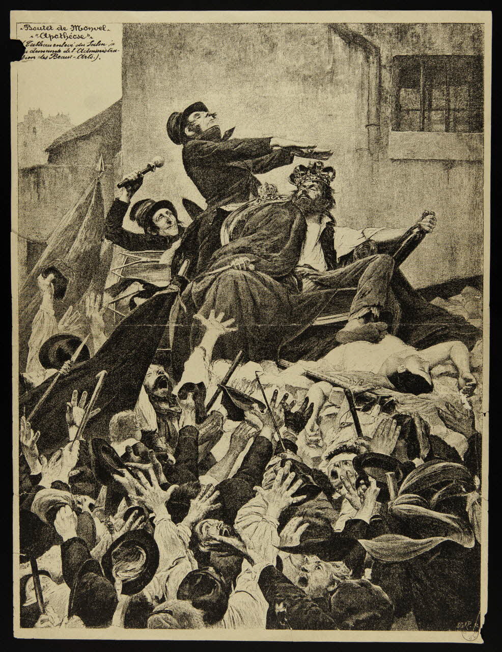 estampe Boutet de Monvel  "Apothéose". 1967.116.125 Photo