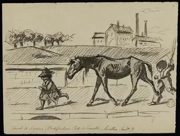 dessin Cheval de nomades 1967.116.136 Photo