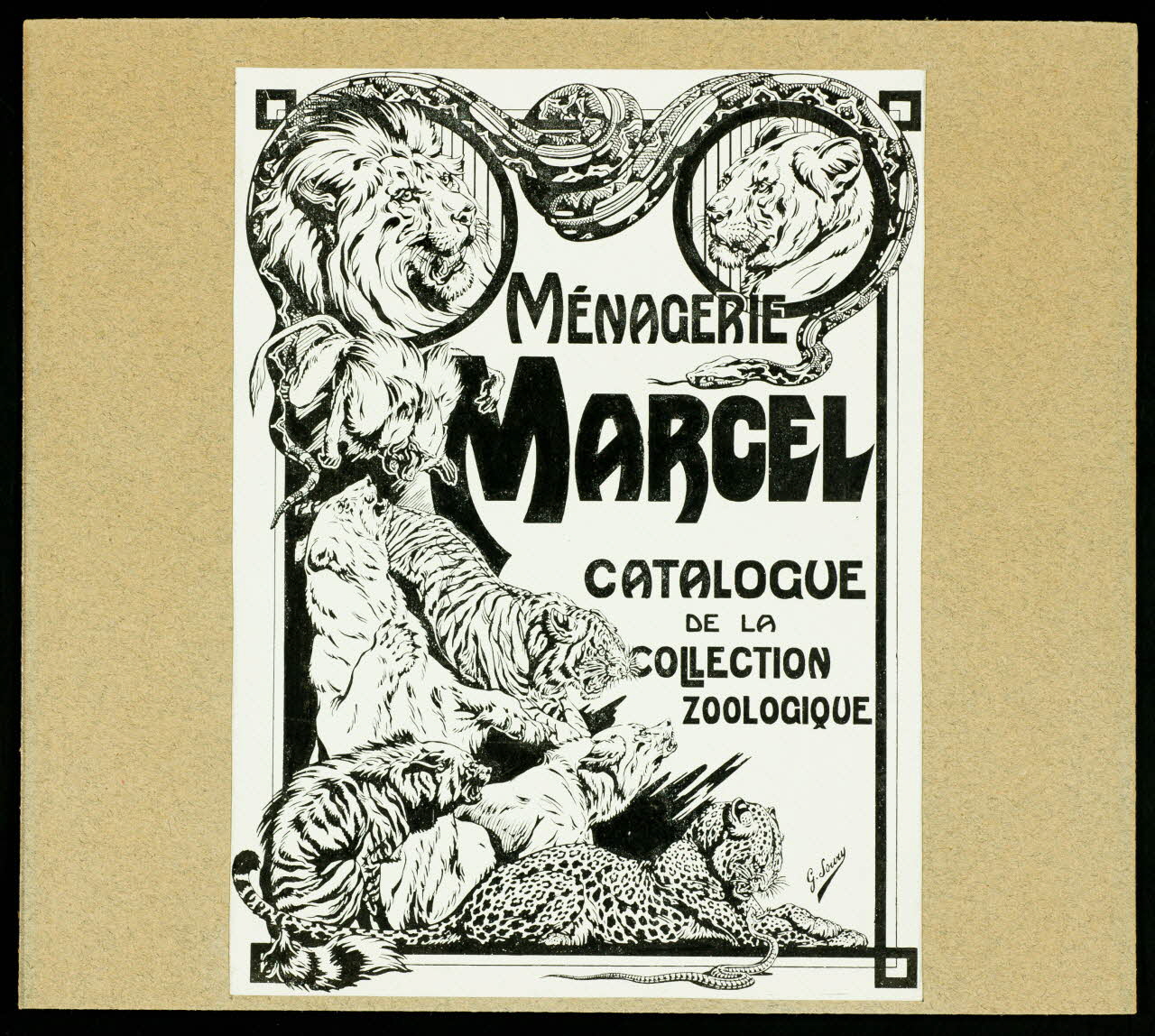 estampe Ménagerie  MARCEL 1967.116.14.1 Photo