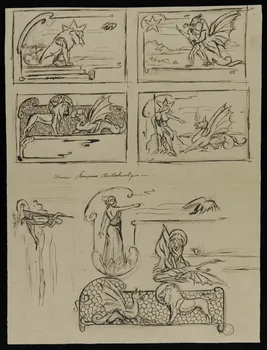 dessin Huit études pour une publicité antialcoolique 1967.116.150 Photo