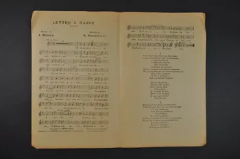 Ferdinand Louis Bénech ; Romain Desmoulins chanson petit format Île-de-France, France 1912 1966.190.10  Photo Mucem