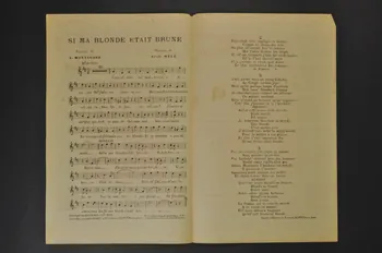 André Montagard ; Fred Mêlé ; Georgel ; Delormel Et Cie chanson petit format Île-de-France, France 1921 1966.190.105 Photo Mucem