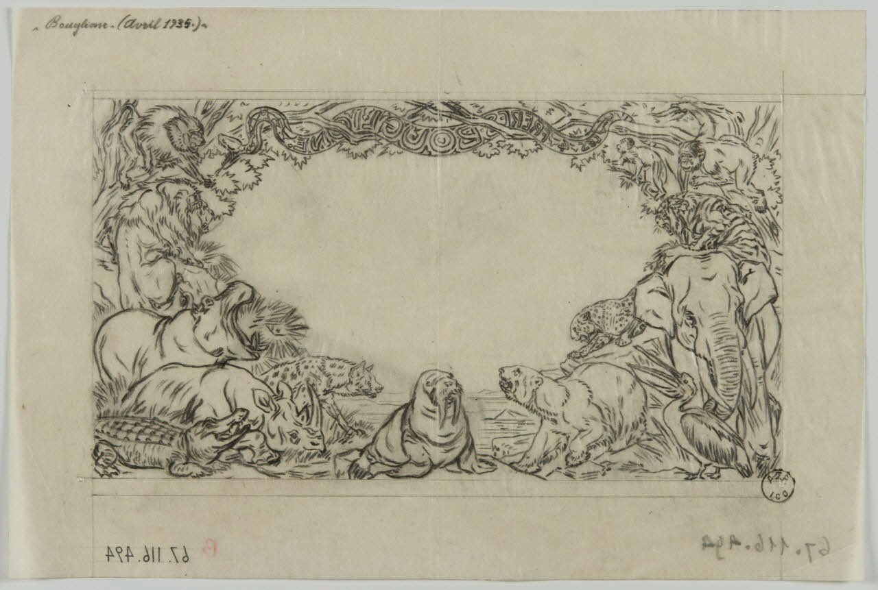 Gustave Soury dessin LES 4 FRERES BOUGLIONE. 1935 1967.116.494 Photo