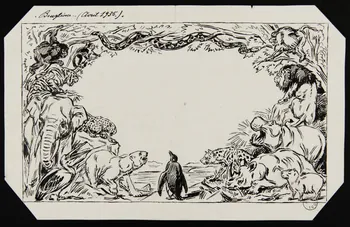Gustave Soury dessin Bouglione 1935 1967.116.495 Photo