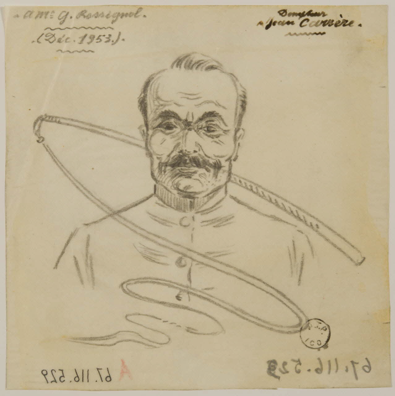 Gustave Soury dessin (?) 1953 1967.116.529 Photo