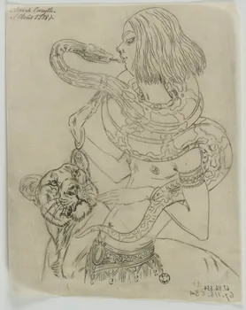 Gustave Soury dessin Sarah Caryth (Août 1938) 1938 1967.116.534 Photo Mucem