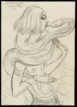Gustave Soury dessin Sarah Caryth 1938 1967.116.535 Photo Mucem