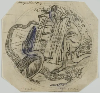 Gustave Soury dessin Ménagerie Frank Henry 1920-1930 1967.116.644 Photo