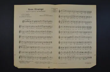 Pierre Veber ; Emmerick Kalman ; Marcel Bertal ; Louis Maubon ; Éditions Max Eschig chanson petit format Île-de-France, France 1921 1965.175.48 Photo Mucem