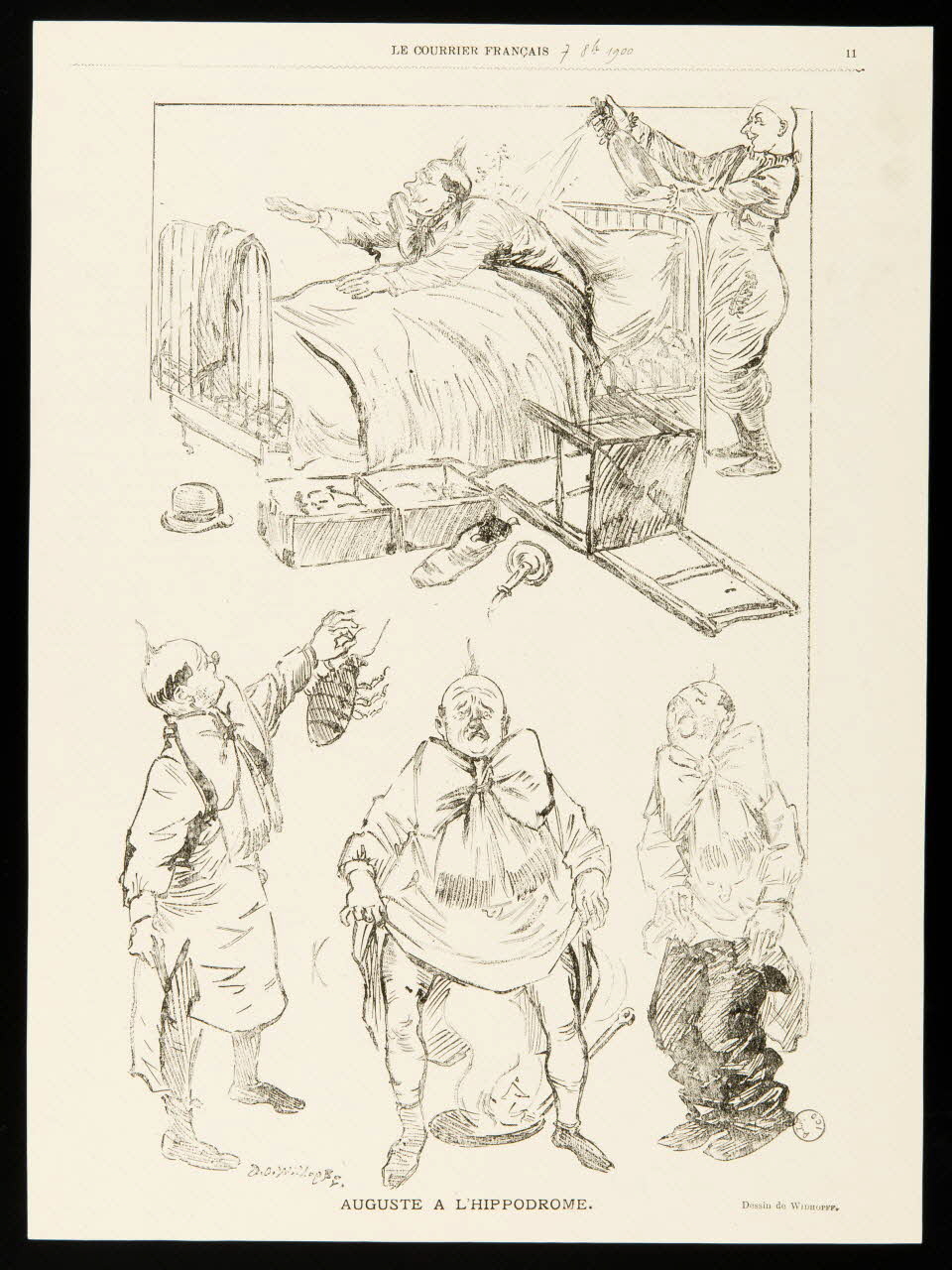 estampe AUGUSTE A L'HIPPODROME. 1967.116.653 Photo