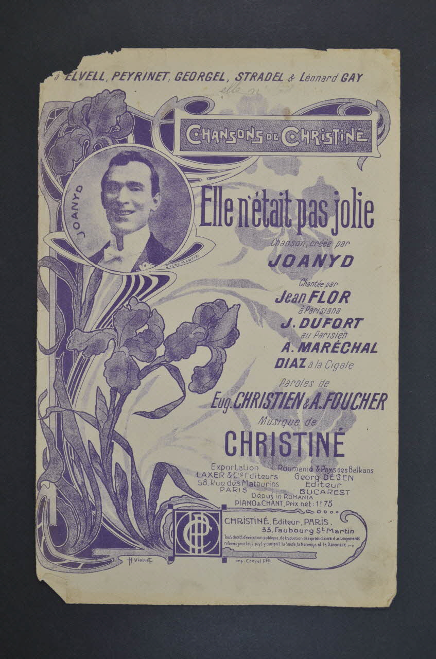 chanson petit format 1966.190.114 Photo Mucem