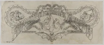 Gustave Soury dessin Projet d'affiche pour une ménagerie 1925 1967.116.747 Photo