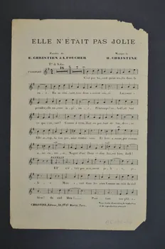 chanson petit format 1966.190.114 Photo Mucem