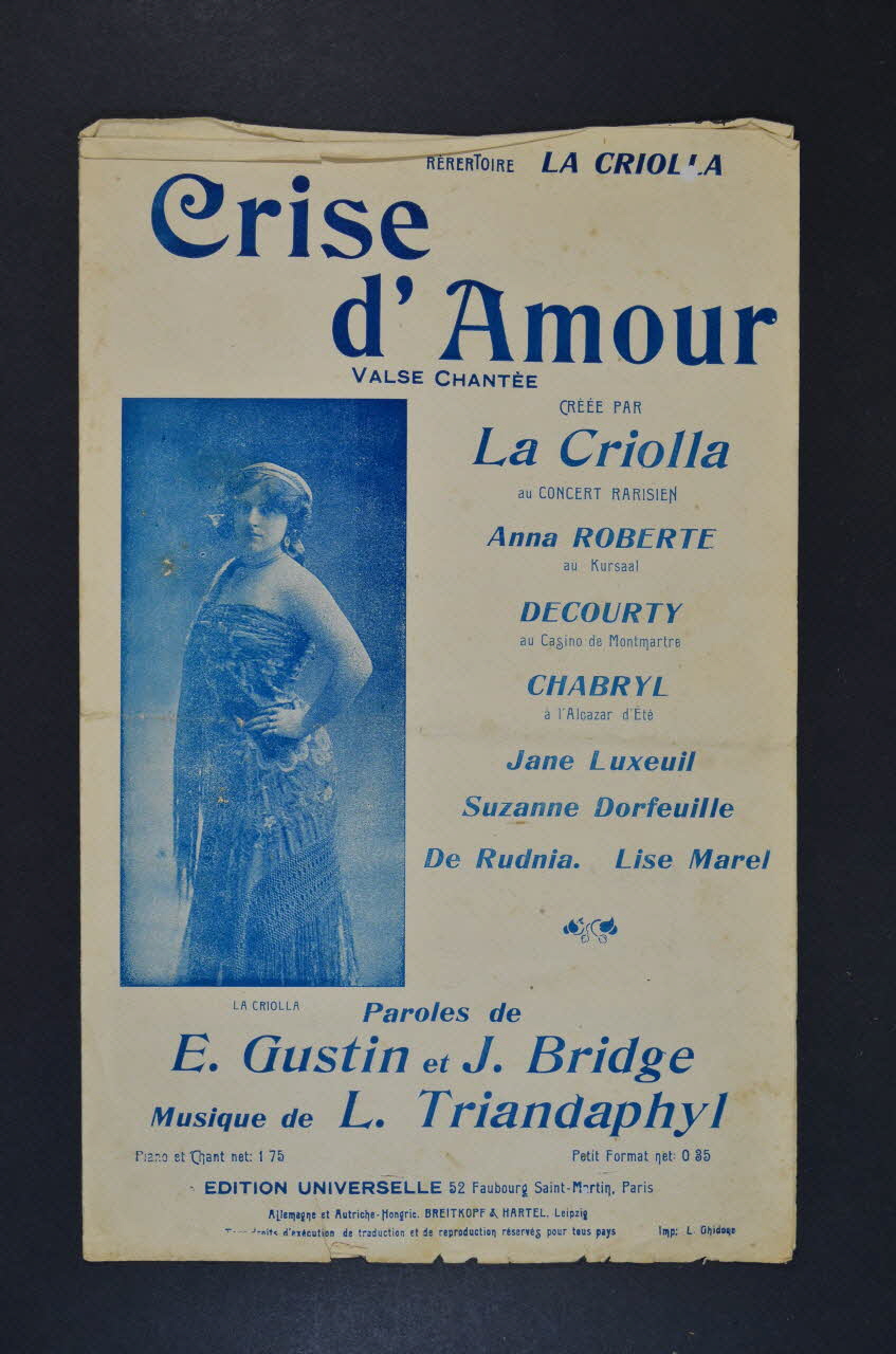 chanson petit format 1966.190.116 Photo Mucem