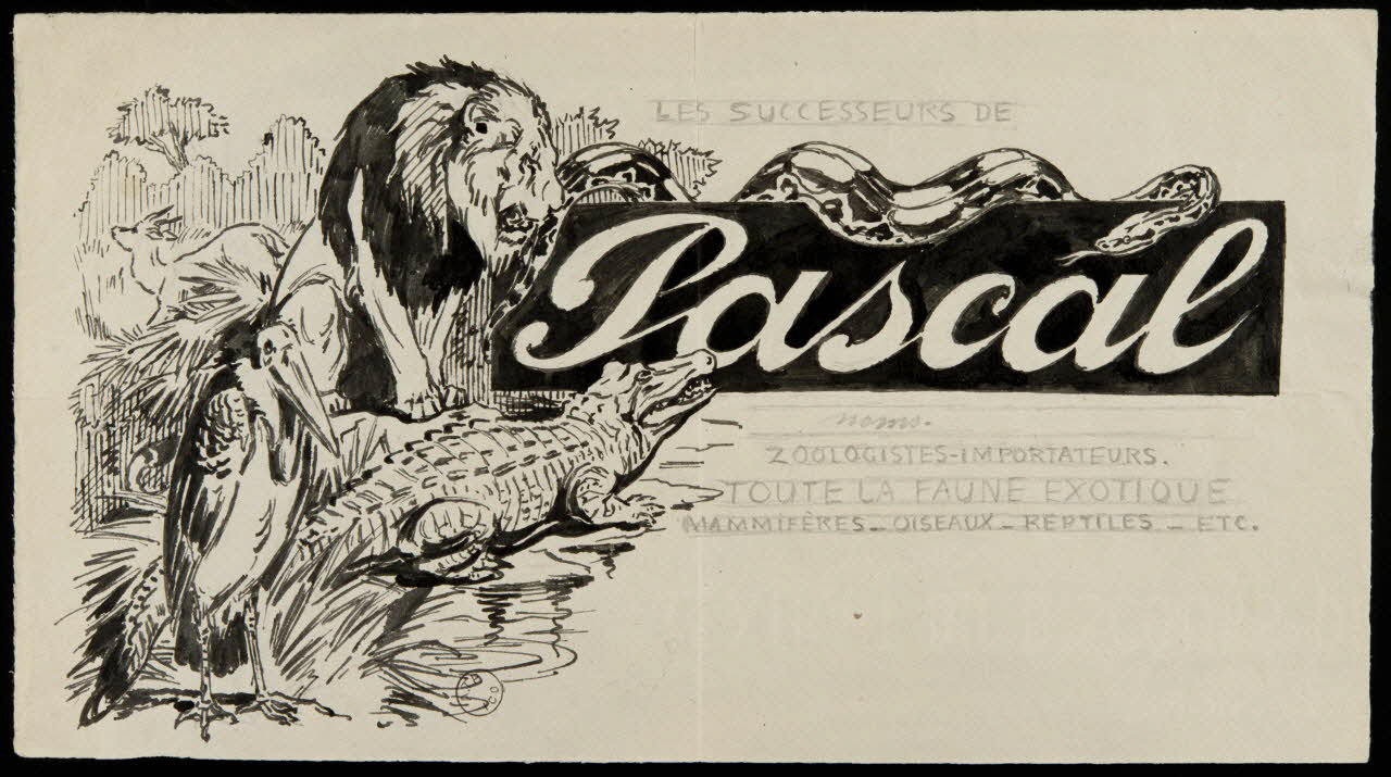 Gustave Soury dessin LES SUCCESSEURS DE  Pascal 1966 1967.116.796 Photo