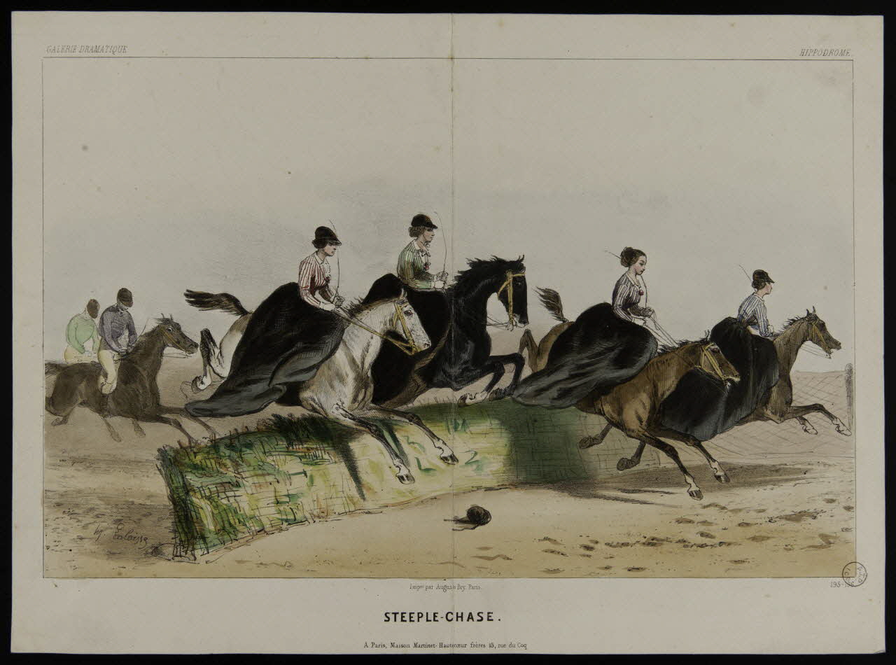 estampe STEEPLE-CHASE. 1967.116.81 Photo