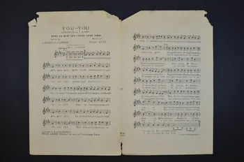 J. Ardot ; Victor Alix ; J. Sirrah ; Labbé chanson petit format Île-de-France, France 1922 1965.175.52 Photo Mucem
