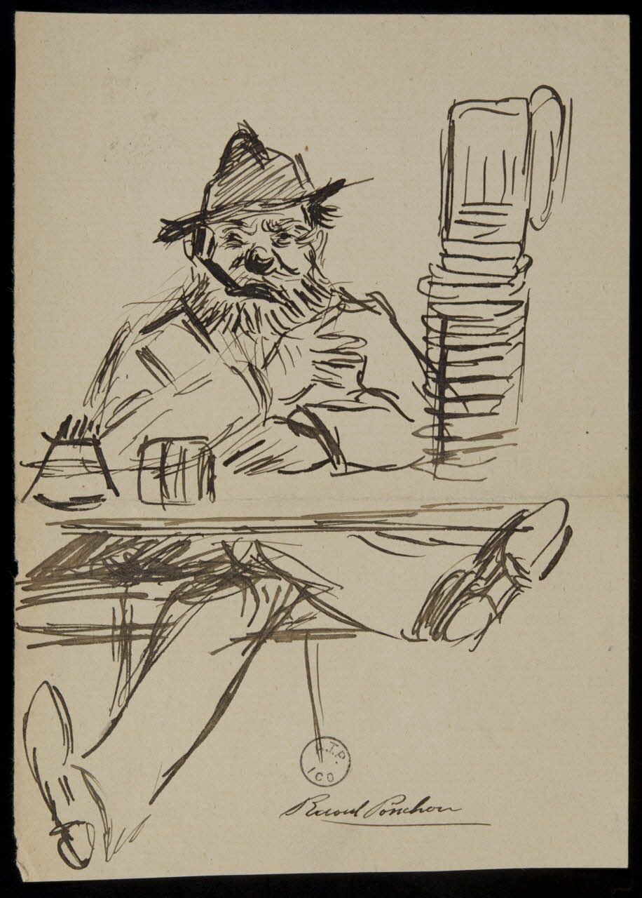 Gustave Soury dessin Raoul Ponchon 1966 1967.116.904 Photo