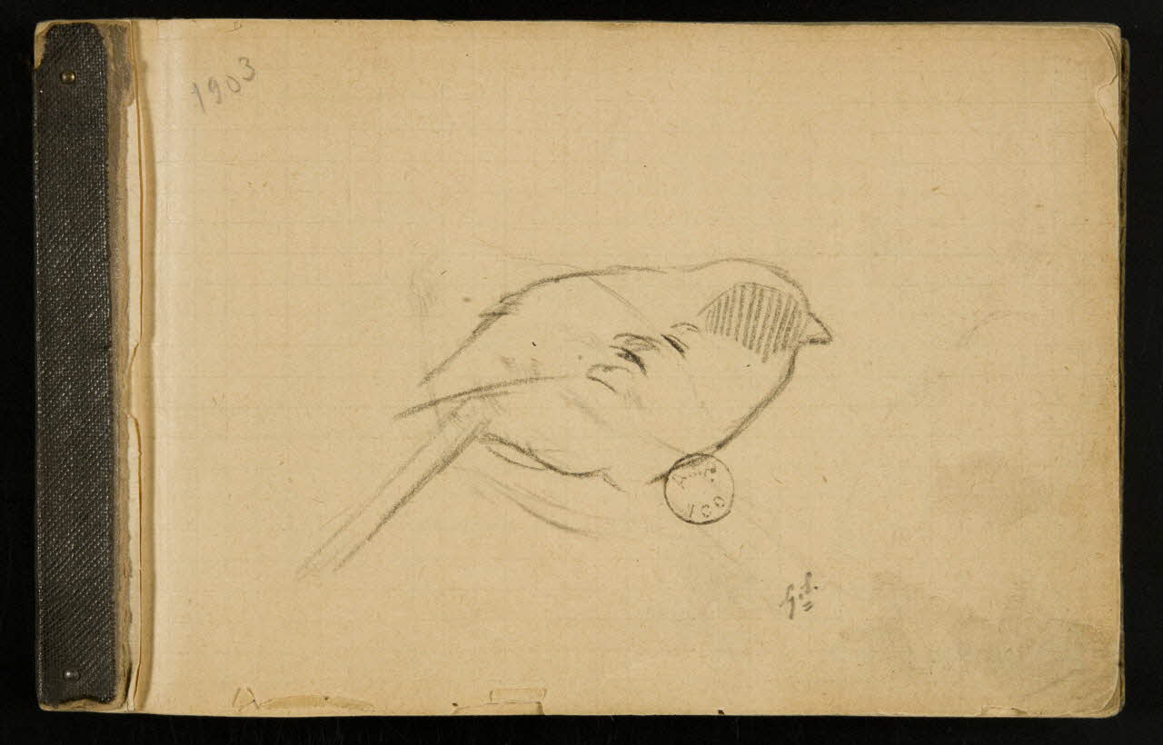 Gustave Soury carnet de dessins carnet de dessins 1903 1967.116.914.1 Photo