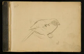 Gustave Soury carnet de dessins carnet de dessins 1903 1967.116.914.1 Photo