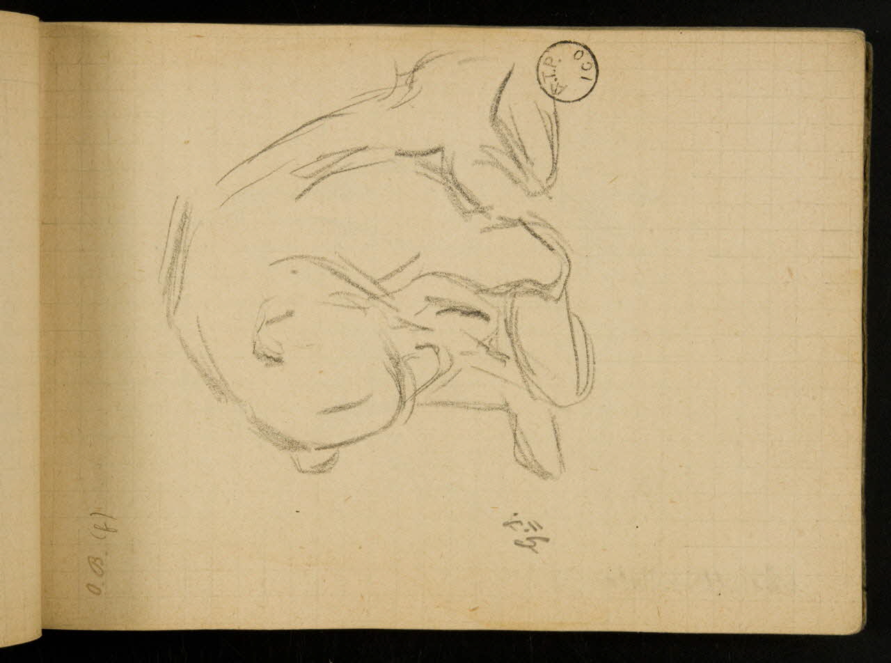 Gustave Soury carnet de dessins carnet de dessins 1903 1967.116.914.10 Photo