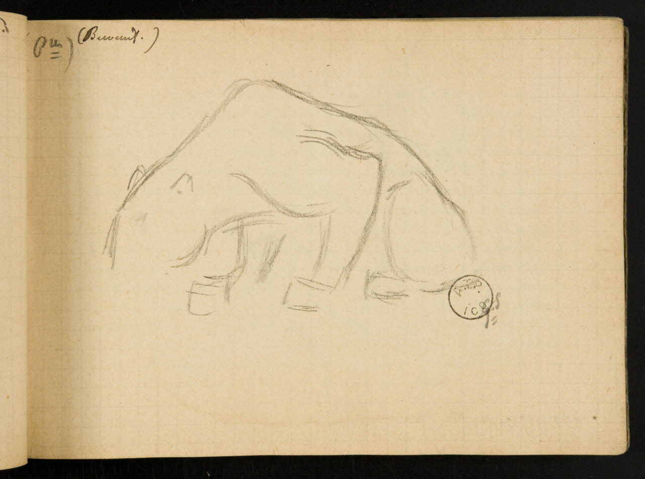 Gustave Soury carnet de dessins carnet de dessins 1903 1967.116.914.13 Photo