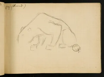Gustave Soury carnet de dessins carnet de dessins 1903 1967.116.914.13 Photo