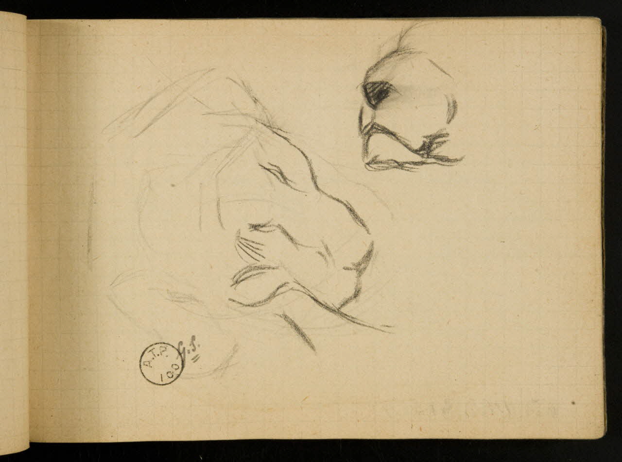 Gustave Soury carnet de dessins carnet de dessins 1903 1967.116.914.14 Photo