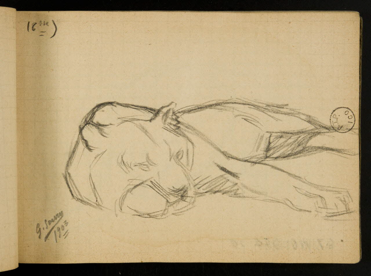 Gustave Soury carnet de dessins carnet de dessins 1903 1967.116.914.15 Photo