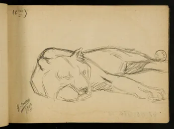 Gustave Soury carnet de dessins carnet de dessins 1903 1967.116.914.15 Photo