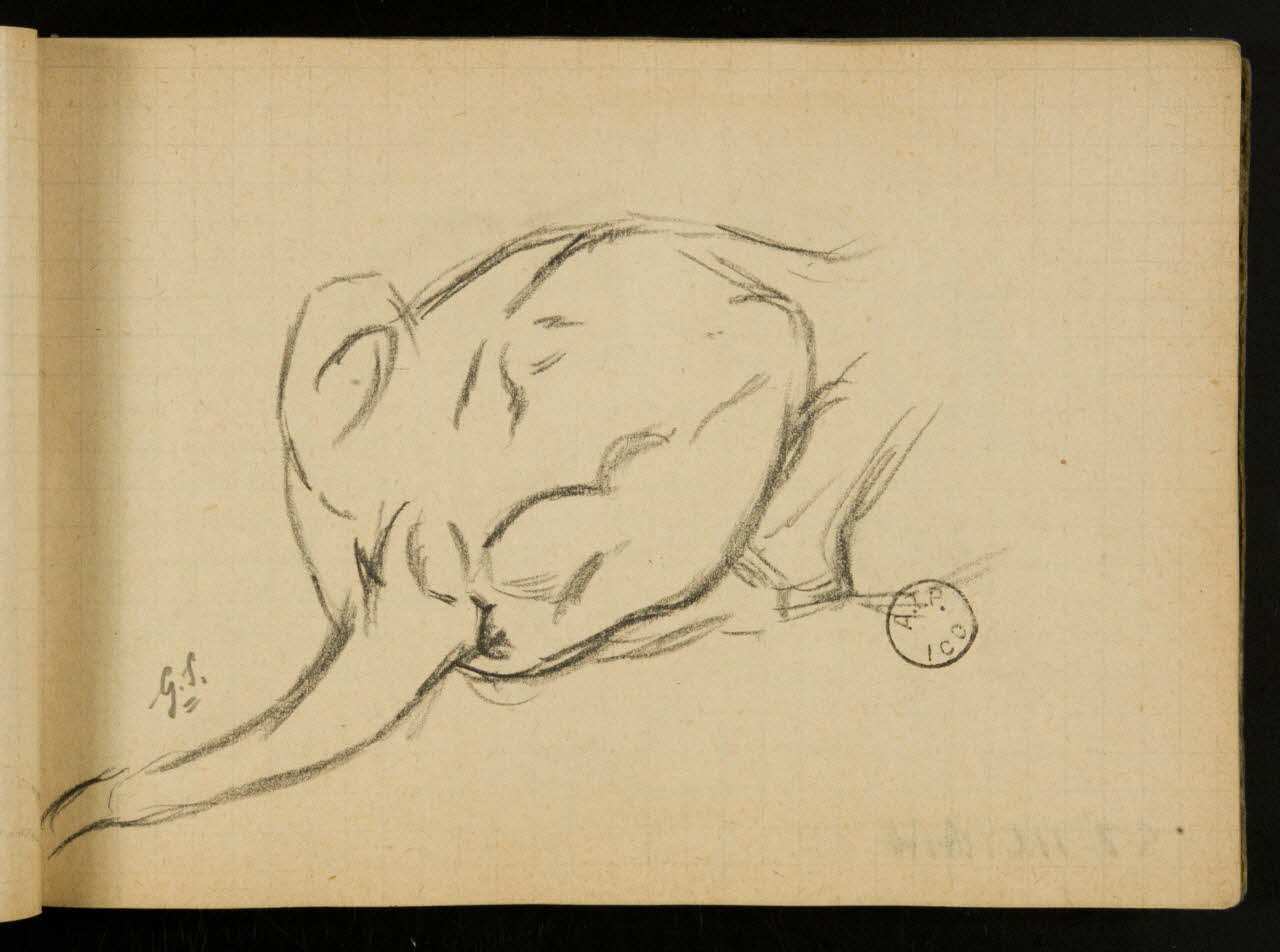 Gustave Soury carnet de dessins carnet de dessins 1903 1967.116.914.16 Photo