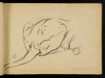 Gustave Soury carnet de dessins carnet de dessins 1903 1967.116.914.16 Photo