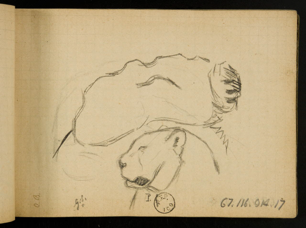 Gustave Soury carnet de dessins carnet de dessins 1903 1967.116.914.17 Photo