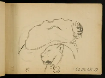 Gustave Soury carnet de dessins carnet de dessins 1903 1967.116.914.17 Photo