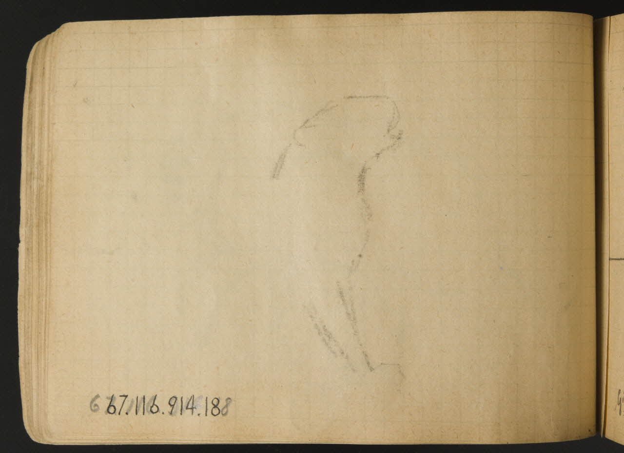 Gustave Soury carnet de dessins carnet de dessins 1903 1967.116.914.18 Photo