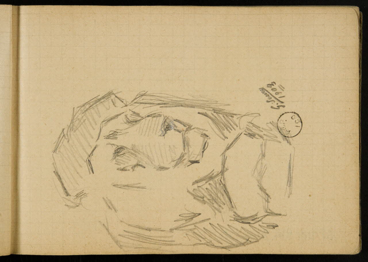 Gustave Soury carnet de dessins carnet de dessins 1903 1967.116.914.2 Photo