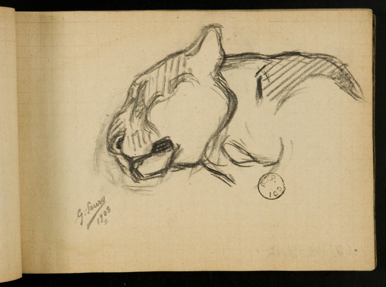 Gustave Soury carnet de dessins carnet de dessins 1903 1967.116.914.20 Photo